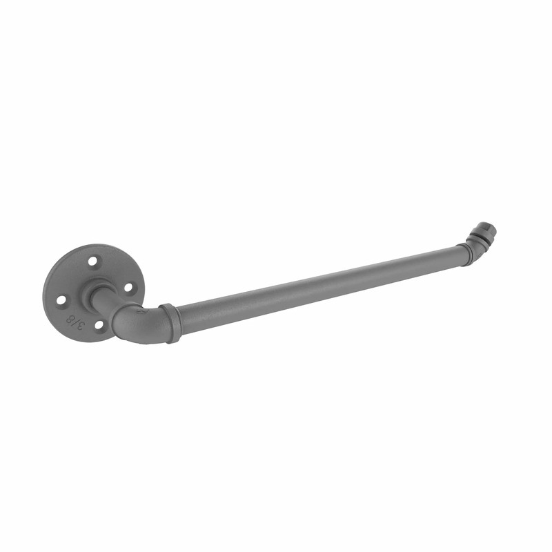 Wall Mounted Paper Towel Holder, Matt Gray Finish